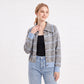 Striped Collared Button-Front Cardigan Sweater