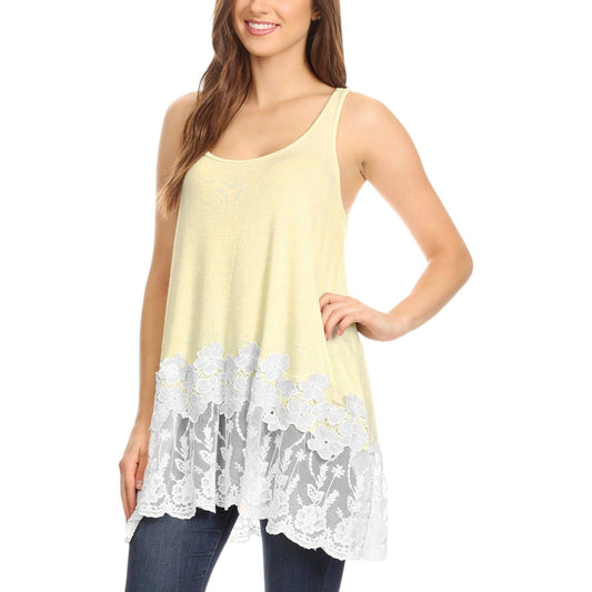 Catalina Embroidered Sleeveless Tunic