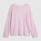 Sheer Loose Knit Long Sleeve Sweater