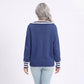 Long Sleeve Collared V Neck Knit Pullover Sweater