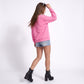 Exposed Seam Drop Shoulder Long Sleeve Pullover Sweatshirt