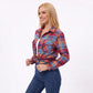 Plaid Button Front Long Sleeve Shirt with Flap Chest Pockets