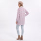 Long Open Front Knit Cardigan with Drop Shoulders