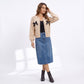Bow Detail Open Front Knit Cardigan Sweater