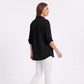 Long Sleeve Button Down Shirt with Collared Neckline