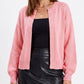Open Front Knit Cardigan Sweater with Long Sleeves