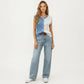 Sleeveless Colorblock Knit Vest with Button Front and Ribbed Trim