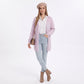 Long Open Front Knit Cardigan with Drop Shoulders