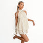 Polka Dot Halter Dress