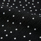 Sleeveless Polka Dot Wide Leg Jumpsuit with Spaghetti Straps Smocked Bodice Relaxed Fit