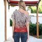 Short Sleeve One Shoulder Sparkle Sequin Pullover Top