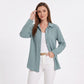Long Sleeve Button Down Shirt with Collared Neckline