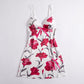 Floral Satin Lace Chemise Nightgown