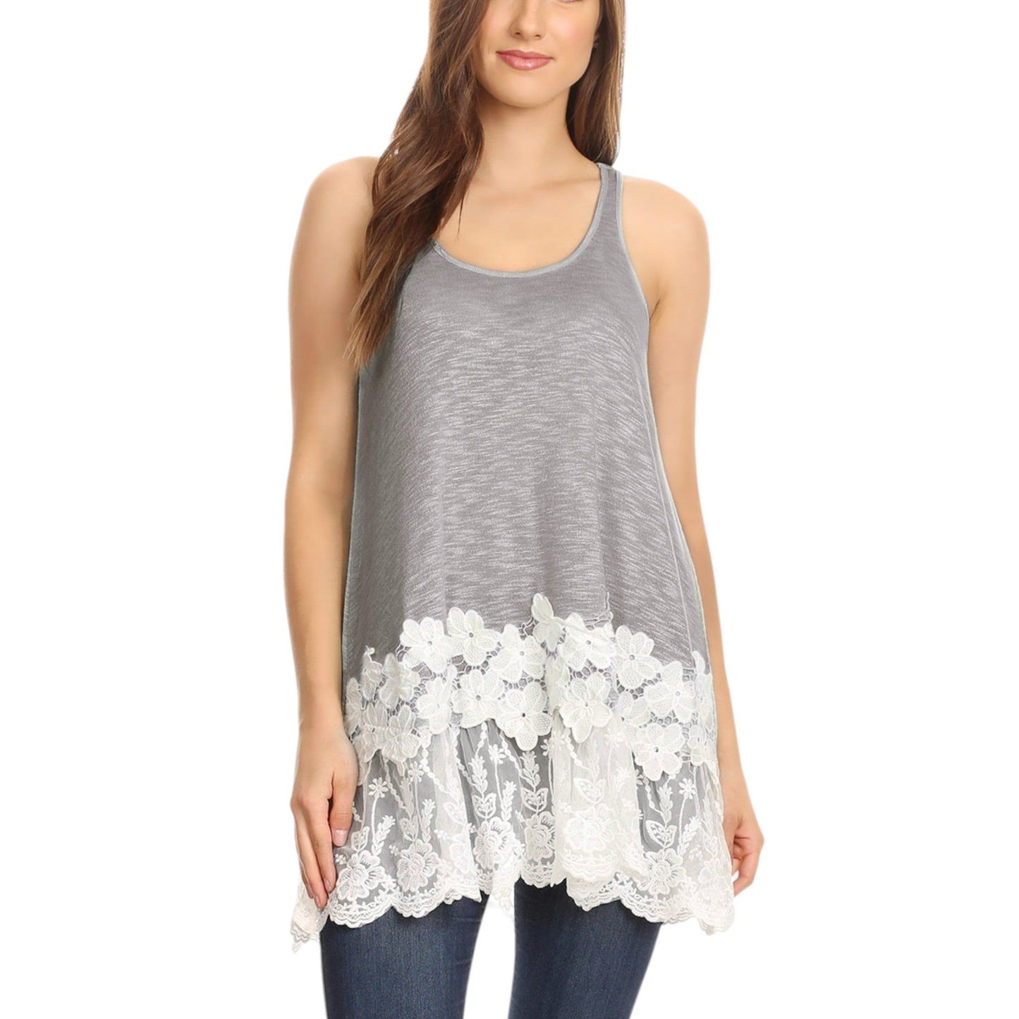 Catalina Embroidered Sleeveless Tunic