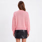 Open Front Knit Cardigan Sweater with Long Sleeves