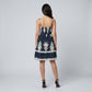 Tie-Front Sleeveless Vest Top V-Neck Lace Trim Tailored Blouse