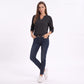 Long Sleeve V-Neck Sweatshirt with Raglan Sleeves