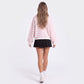 Striped Crewneck Drop-Shoulder Knit Sweater