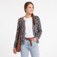 Fuzzy Leopard Print Button Front Cardigan Sweater