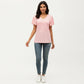 Short Sleeve Eyelet V-Neck Top with Floral Embroidery and Flutter Sleeves