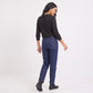 Diamond Pointelle Knit Long Sleeve Sweater