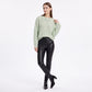 Geometric Textured Crewneck Pullover Sweater