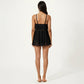 Two-Piece Maternity Swimwear Set with Ruffled Halter Top and High-Waisted Bikini Bottom