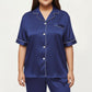 Plus Size 2-Piece Floral Kimono Robe Set with Short Sleeve Open Front Longline Cover Up and Matching Inner Dress