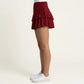 Tiered Ruffle Mini Skirt Side Tie High Waist Flowy Lightweight Casual Skirt