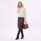 Relaxed Fit Crew Neck Pullover Sweater