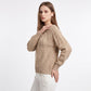 Cable Knit Crew Neck Long Sleeve Pullover Sweater