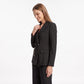 Double Breasted Blazer and Straight Leg Pants Two Piece Suit Set