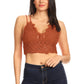 Floral Lace Bralette Crop Top