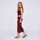 Foldover Waistband Cropped Wide-Leg Trousers Eye-Catching
