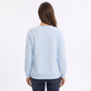 Long Sleeve V-Neck Sweatshirt with Raglan Sleeves