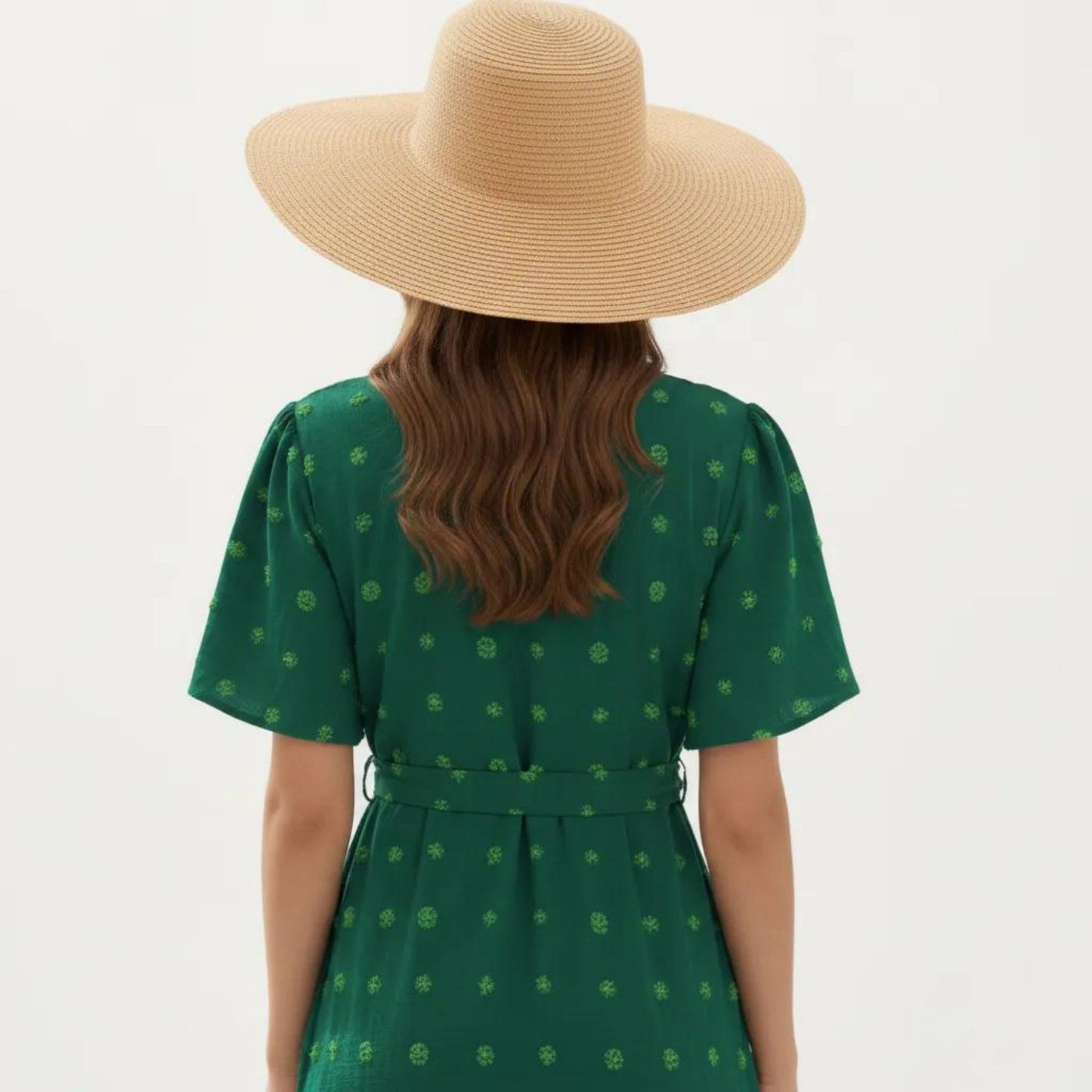 Short Sleeve Maxi Dress with Wrap Front Waist Tie and Tiered Skirt