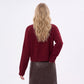 Relaxed Fit Crew Neck Pullover Sweater