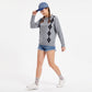 Argyle Polo Collar Button Front Long Sleeve Knit Sweater