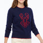 Graphic Crewneck Long Sleeve Sweater