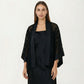 2-Piece Set Smooth Sleepwear Slip Dress with Sheer Lace Robe Lightweight Long Nightgown Set