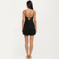 2-Piece Set Smooth Pajama Camisole Top and Shorts with Lace Trim Adjustable Straps