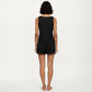 2-Piece Set Satin Pajama Tank Top and Shorts with Lace Trim Sleeveless Relaxed Fit Sleepwear