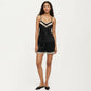 2-Piece Set Satin Pajama Camisole Top and Shorts with Contrast Lace Trim Adjustable Straps