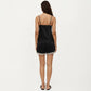 2-Piece Set Satin Pajama Camisole Top and Shorts with Contrast Lace Trim Adjustable Straps