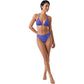 Polka Dot Triangle Bikini Set with Halter Neck Design