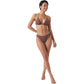 Polka Dot Triangle Bikini Set with Halter Neck Design