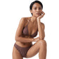Polka Dot Triangle Bikini Set with Halter Neck Design