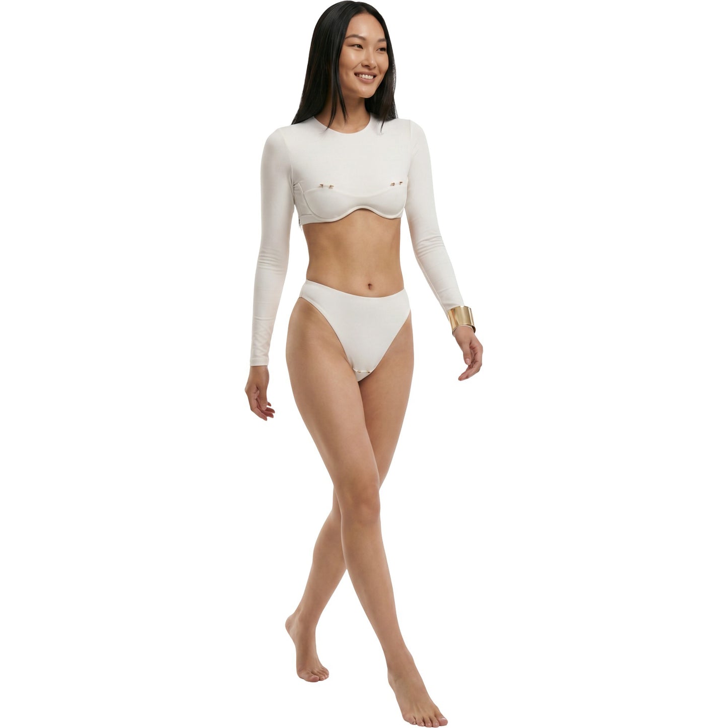 Ruched Detail Bikini Set