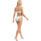 Ribbed Tie Front Bikini Set