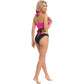 High Waisted Patterned Bikini Set